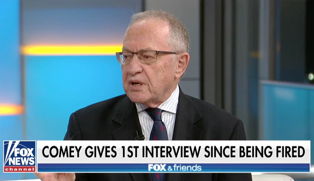 Dershowitz: James Comey peddling in ‘salacious rumors,’ ‘speculation’